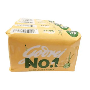 Godrej No.1 Lime And Aloe Vera, 100 G (Pack Of 8)